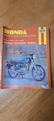 Honda cb250t cb400t 1977 - cb400t, 1977-79