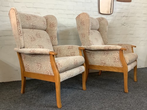 Pair teak newbury - of, back