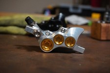 Hope Mono 6 Caliper Post Mount Moto Silver Gold Piston Pot Tech Evo 3 4 DH EMTB