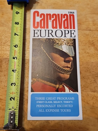 Caravan europe 1968 brochure - europe,