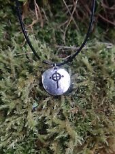 Celtic Cross Necklace - Cast And Hammered Pewter - Christian Cross