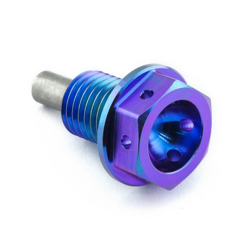 Titanium sump bolt magnetic - titanium,