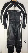 Hein Gericke PSX 2 Two piece Motorbike Leather Jacket Trousers Size 38 Good Cond