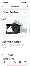 Tent Box Awning And Side Room