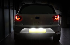 For LEON / IBIZA WHITE LED LICENCE NUMBER PLATE LIGHT Bulbs NO-ERROR FR UK STOCK