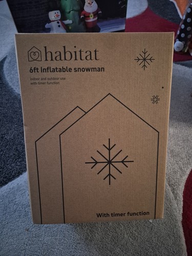 6ft inflatable snowman - 6ft,