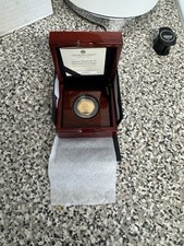 Full gold sovereign coin 2022