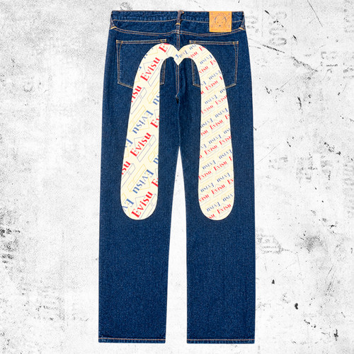 Evisu jeans white - evisu,