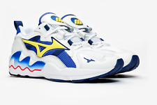 Mizuno Retro Running Shoes Wave Rider 1 OG White Leather / Mesh Trainers