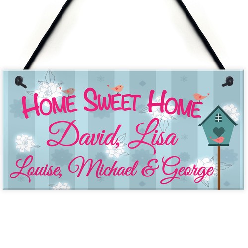 Personalised home sweet - personalised,