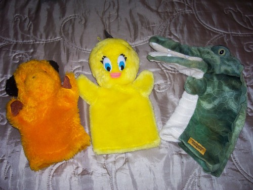 Bundle vintage hand puppets - vintage,