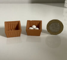 Barbie / Sylvanian Families Dream House Fridge Food Eggs Baskets Accessories S6