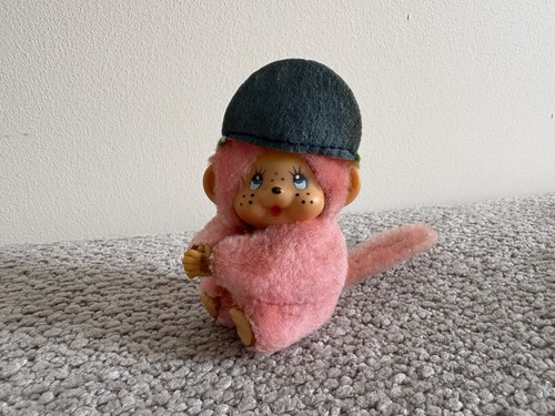 Vintage pink monchhichi monkey - vintage,