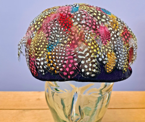 Vintage 1950s velvet and