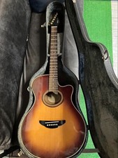 Yamaha Apx-6Sa Acoustic Electric Guitar w/hard case JANK From Japan