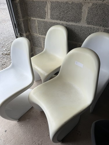 Panton style dining chairs - x,