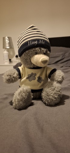 Inch grey hug teddy bear - grey, me