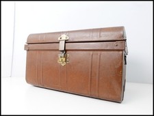 Antique Metal Tin Trunk Key