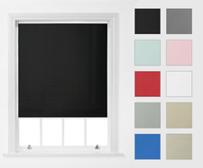 Window Roller Blinds Trimmable Blackout Variety of Colour & Sizes