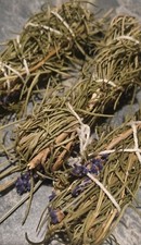 4 Pack: Smudge Sticks Handmade Lavender And Rosemary Free Inland P+P