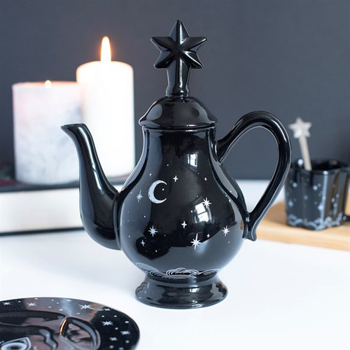 Spellbound sky teapot - spellbound, cute
