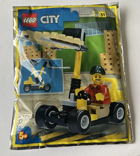 Lego forklift driver polybag - driver,