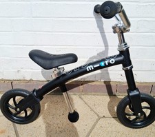 Kids Balance Training Bike Toy w/ Stabilizers For Child 2-5 Years Black