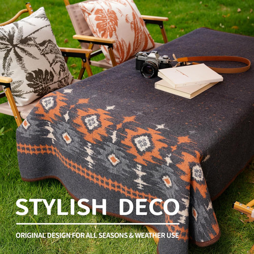 Merino wool camp blanket - wool,