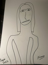 Picasso Signed Drawing