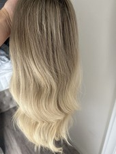 13x4 Lace Front Wig Highlights Blonde  Human Hair Wig 130% Denisty