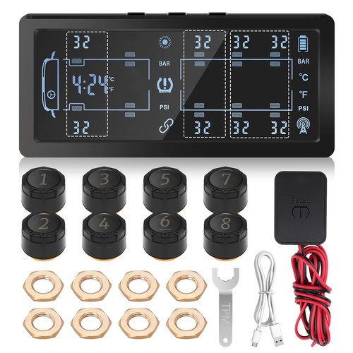 Solar tire pressure monitoring - solar,