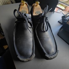 Clarks wallabee leather shoes - wallabee,