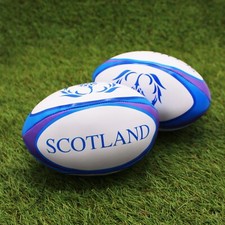 2 x SCOTLAND Scottish Soft Rugby Playballs SRU Safe Ball Practice
