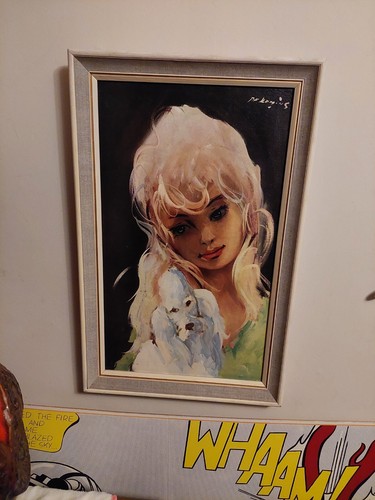 Susi 1960s framed print - print, de