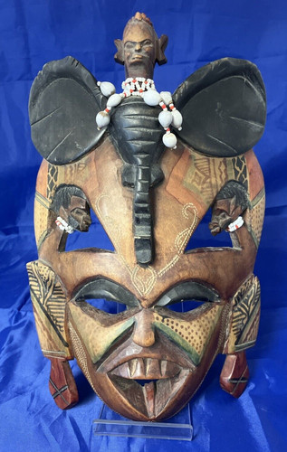 African kenyan mask - african, hand