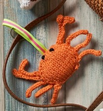 Crab Keyring Knitting Pattern