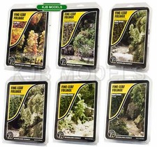 BNIB Woodland Scenics Fine Leaf Tree Foliage (N, OO, HO, O Gauge) Choose From 6