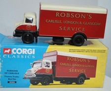 CORGI CLASSICS 1:50 - FORD THAMES TRADER BOX VAN - ROBSONS CARLISLE #30304