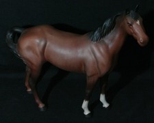 Beswick Horse Figure - Matt Brown Horse Figure Swish Tail 1182 - 10" Length