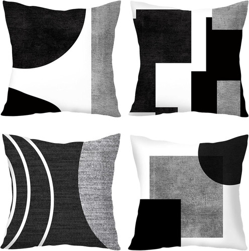 Black and white - black,