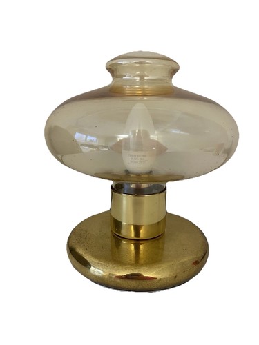 1970s space age amber glass - age,