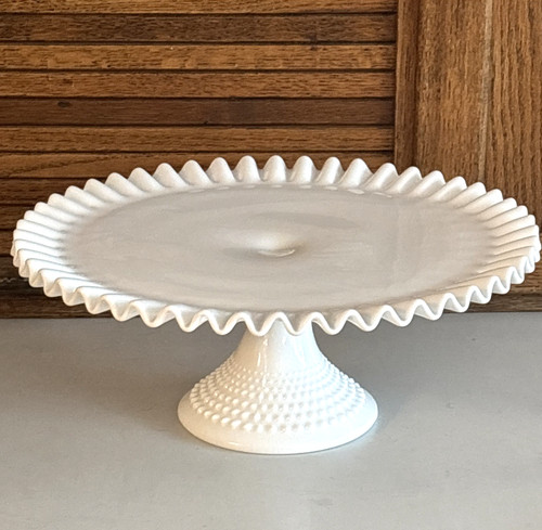 Vtg fenton white milk glass - milk,