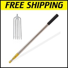 Telescopic Stainless Steel Fish Gaff with 5-Tooth Harpoon for Fishing Enthusi...