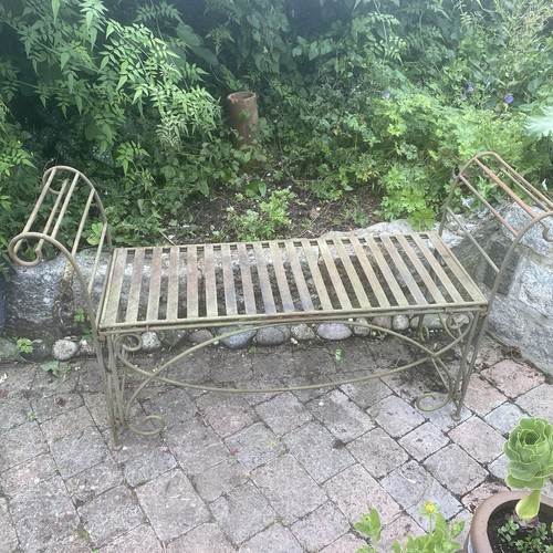 Vintage metal ornate garden - vintage,