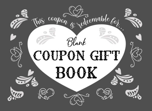 Blank coupon gift book - gift,