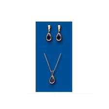 Sapphire Pendant and Drop