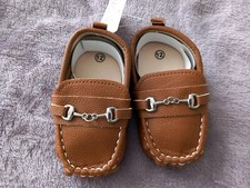 Baby Boy Moccasin Shoes In Size 12 BNWTS 