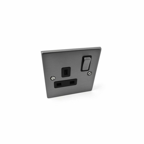 Brushed stainless steel single - brushed,