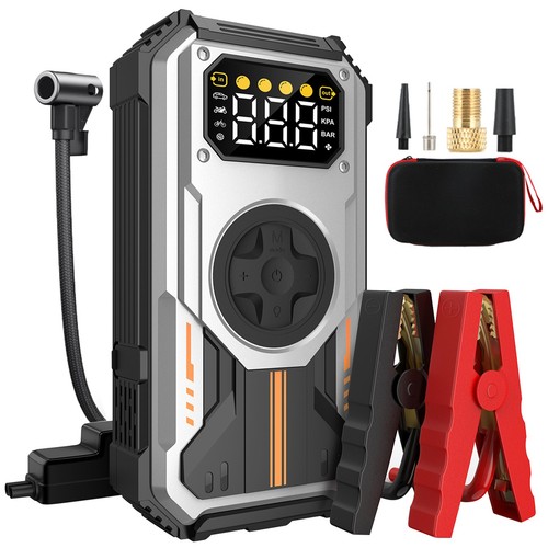 Car booster jump starter - starter, with