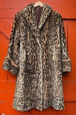 Vintage 50s Animal Print Fur
